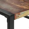 vidaXL Tavolo da Pranzo 140x140x75 cm in Legno Massello di Recupero