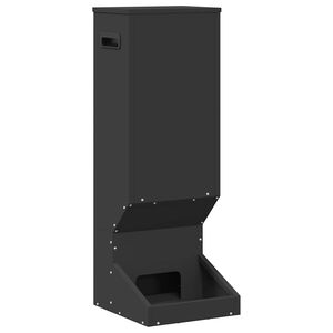 vidaXL Mangiatore per cervi Nero 28 x 30 x 80 cm