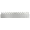 vidaXL Bordure per prato 10 pcs Argento 103 x 0,05 x 22 cm