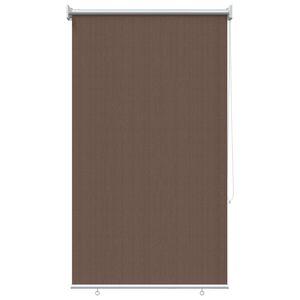 vidaXL Tenda a Rullo Esterno Blocco UV 90% Tortora 80 x 230 cm HDPE