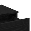 vidaXL Tavolo da Trucco con cassetto Rovere Nero 100 x 40 x 120 cm