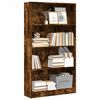 vidaXL Libreria Rovere Fumo 80x24x143 cm in Legno Multistrato