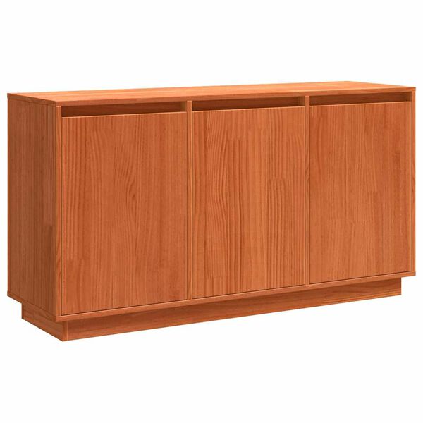 vidaXL Credenza Rovere Marrone 111 x 34 x 60 cm Pino massello