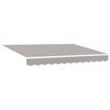 vidaXL Telo di ricambio per tenda da sole Grigio Chiaro 280 x 245 cm