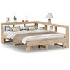 vidaXL Letto Libreria senza Materasso 150x200 cm in Legno di Pino