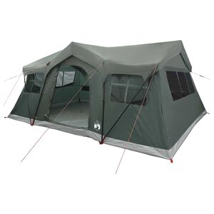 vidaXL Tenda Familiare 487 x 340 x 216 cm Verde militare