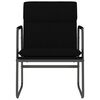 vidaXL Sedia Lounge Nera 55x64x80 cm in Tessuto
