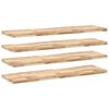 vidaXL Mensole da Parete 4 pz 160x40x4 cm Legno Acacia Non Trattato