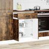 vidaXL Base da Cucina Kalmar Rovere Fumo in Legno Multistrato