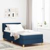 vidaXL Letto a molle con materasso Blu 200 x 80 cm Poliestere