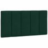 vidaXL Letto con Materasso Hanko Verde Scuro 100x200 cm in Velluto