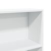 vidaXL Libreria Bianca 80x24x143 cm in Legno Multistrato