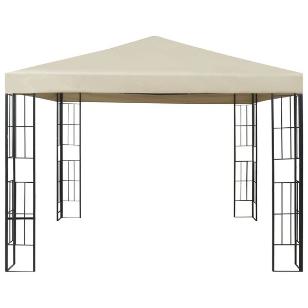 vidaXL Gazebo 3x3 m Crema