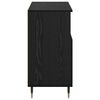 vidaXL Credenza Rovere Nero 60 x 35 x 70 cm