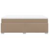 vidaXL Giroletto a Molle con Materasso Cappuccino 120x190cm Similpelle