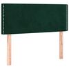 vidaXL Testiera Verde Scuro 80x5x78/88 cm in Velluto