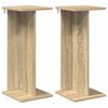 vidaXL Supporto per piante 2 pcs Rovere Sonoma 25 x 25,5 x 60,5 cm
