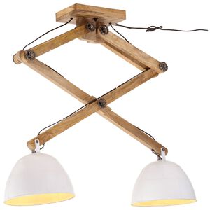 vidaXL Lampada da Soffitto 25 W Bianca 29x18x85 cm E27