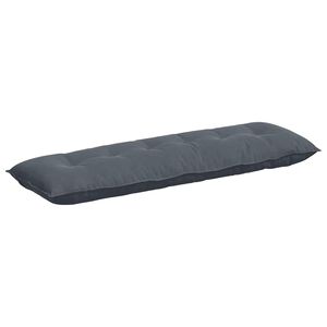 vidaXL Cuscino per Schiena Grigio scuro 160 x 50 cm Tessuto in Cords