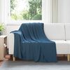 vidaXL Coperte da Pile 6 pcs Blu navy 200 x 150 cm Panno