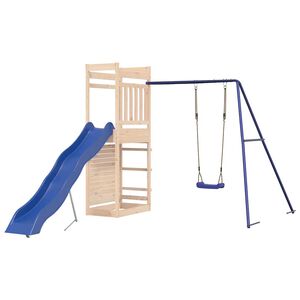 vidaXL Set da Gioco da Esterno in Legno Massello di Pino