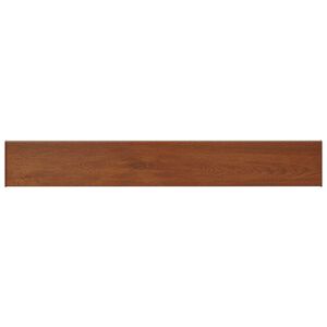 vidaXL Soglia della Finestra Legno Marrone 140 x 25 x 4,5 cm PVC