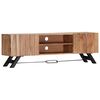 vidaXL Mobile Porta TV 140x30x45 cm in Legno Massello di Acacia