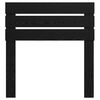 vidaXL Testiera Rovere Nero 75 cm Legno multistrato