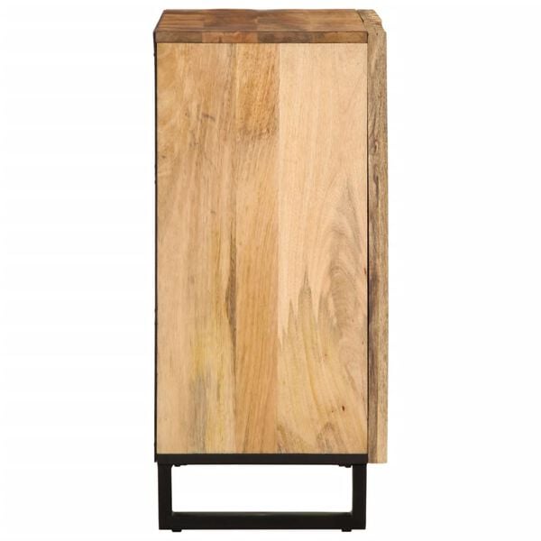 vidaXL Credenza 60x34x75 cm in Legno Massello di Mango Grezzo