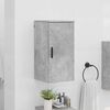 vidaXL Mobile da Bagno con porta Grigio cemento 30 x 31,5 x 61 cm