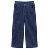 vidaXL Pantaloni da Bambino in Velluto a Coste Blu Marino 92