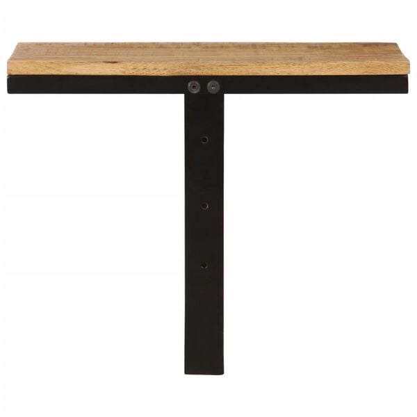 vidaXL Mensola da Parete 40x30x32 cm in Legno Massello Mango e Ferro