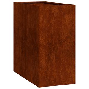 vidaXL Fioriera Arrugginita 40x80x80 cm in Acciaio Corten