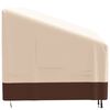 vidaXL Copertura per Panca a 3 Posti Beige 204x86x48/73 cm 600D Oxford