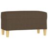 vidaXL Panca Marrone 70x35x41 cm in Tessuto