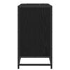 vidaXL Mobile da Bagno Rovere Nero 65 x 33 x 60 cm Legno multistrato