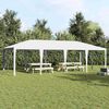 vidaXL Tenda Party Bianco 800 x 400 x 266 cm Poliestere e Acciaio