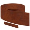 vidaXL Bordura per Prato 450 x 25 cm Ruggine