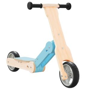 vidaXL Monopattino per Bambini 2 in 1 Azzurro
