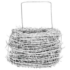 Filo spinato galvanizzato per recinzioni metalliche, recinti