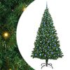 vidaXL Albero di Natale artificiale con 300 LED Verde 240 cm