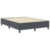 vidaXL Struttura letto piattaforma Grigio scuro 160 x 200 cm