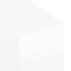 vidaXL Tavolino Salotto Bianco Lucido 100x49,5x31 cm Legno Multistrato