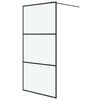 vidaXL Parete Doccia Walk in 100x195 cm Vetro Smerigliato ESG