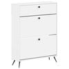 vidaXL Mobile per scarpe BREDA 78 x 24 x 103 cm Legno ingegnerizzato