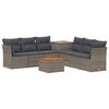 vidaXL Set di divani 8 pz Grigio e Grigio Scuro