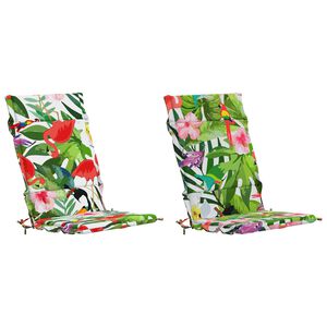 vidaXL Cuscini per Sedia Alta in 2 Pezzi GEMERT 2 pcs 100% Poliestere