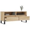 vidaXL Mobile TV Rovere Sonoma 100x34,5x44,5 cm in Legno Multistrato