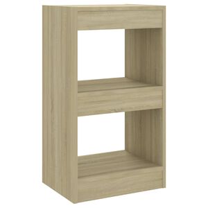 vidaXL Libreria/Divisorio Rovere Sonoma 40x30x72 cm