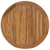 vidaXL Tavolo da Giardino &Oslash;109x74 cm in Legno Massello di Teak